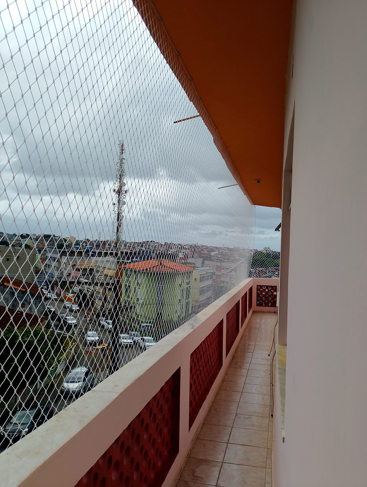 Rede de proteção para varanda instalada no bairro Pituba, Salvador